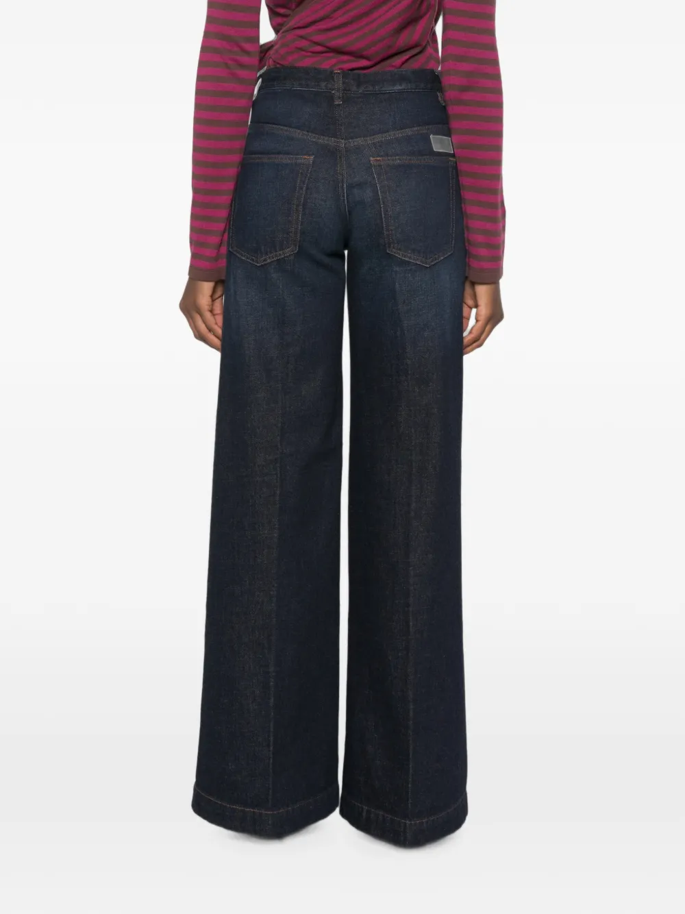 Nine In The Morning Nadia wide-leg jeans Blauw