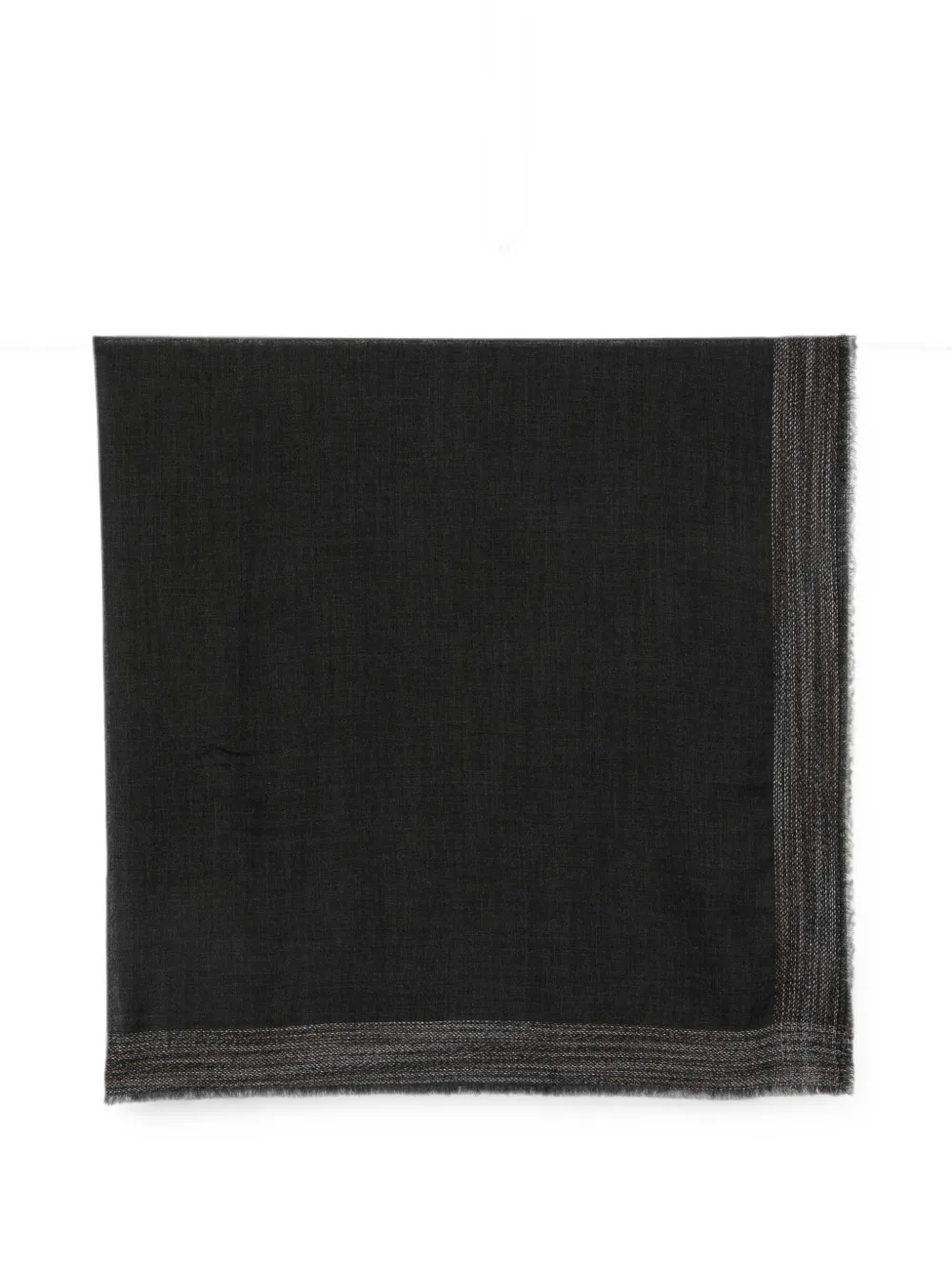 Faliero Sarti New Lenor frayed scarf - Nero