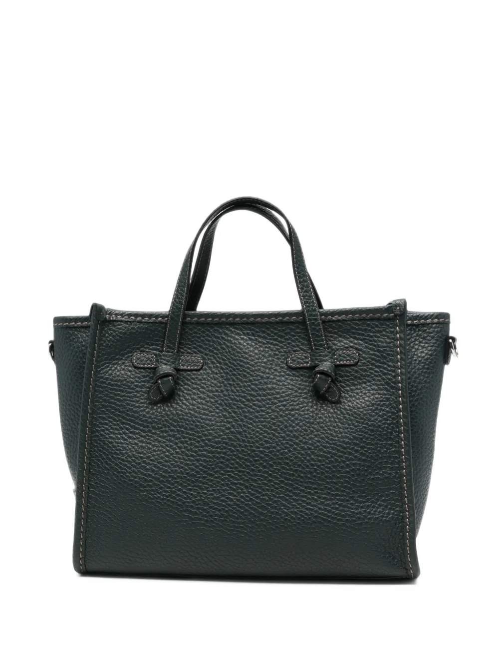 GIANNI CHIARINI medium Marcella pebbled leather tote bag Groen