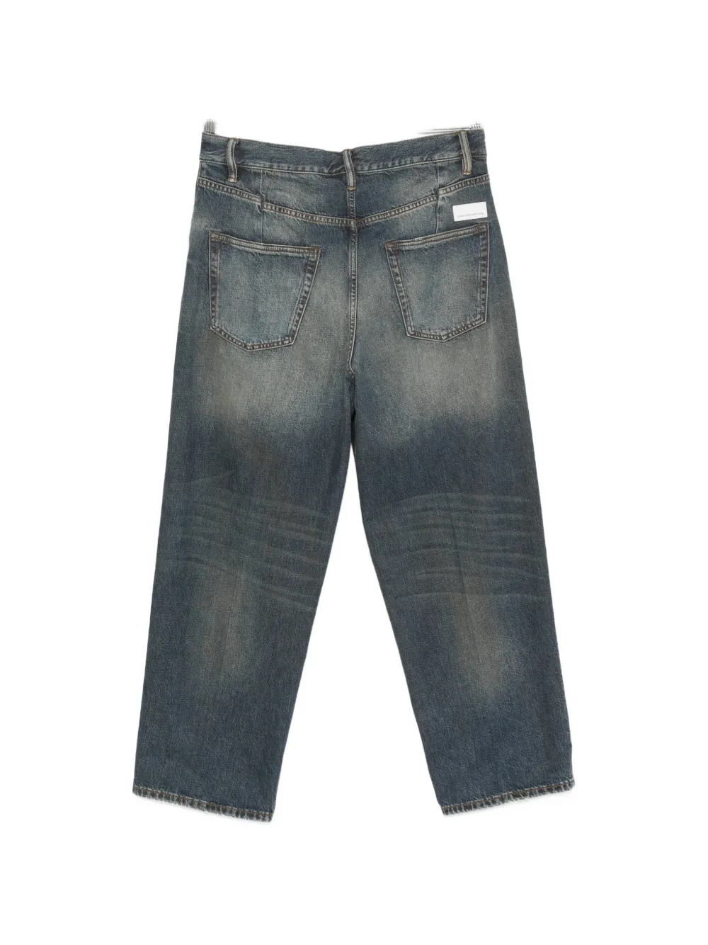 Nine In The Morning Albert jeans met gerafeld effect Blauw