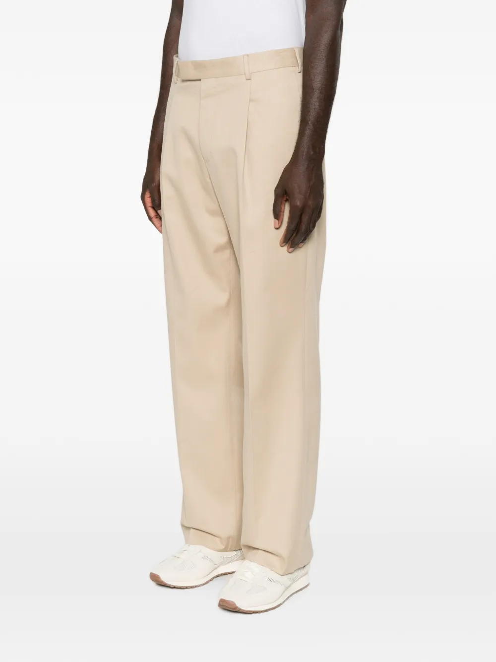 PT Torino Twill plooibroek Beige