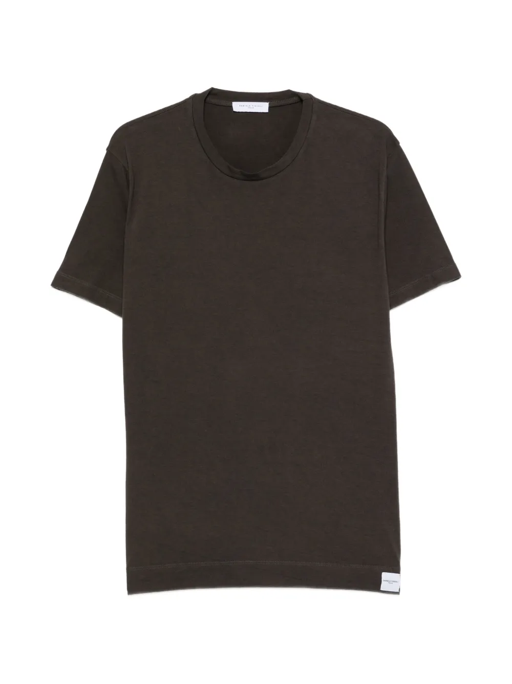 Daniele Fiesoli logo-patch cotton T-shirt Zwart