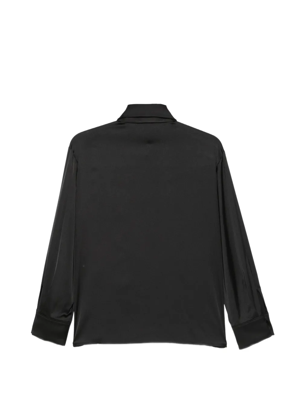 D.Exterior Blouse met strikdetail en zakken Zwart