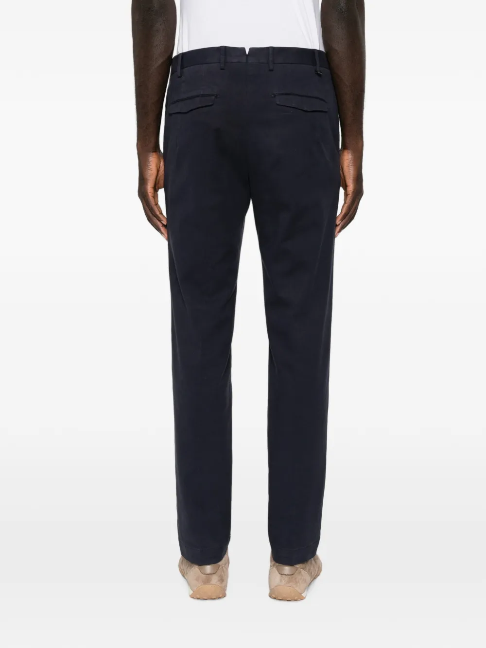 PT Torino straight-leg trousers Blauw