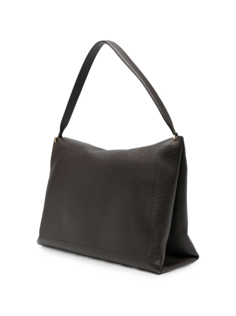 Wandler Penelope shopper van leer met textuur Bruin