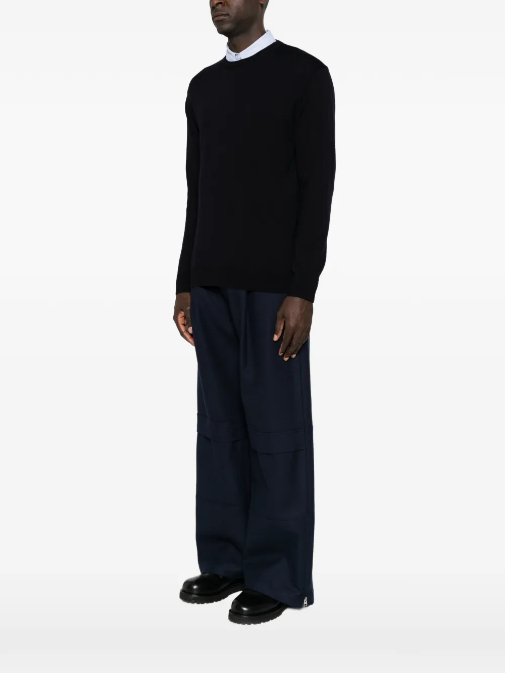 Daniele Fiesoli crew-neck long-sleeve sweater Blauw