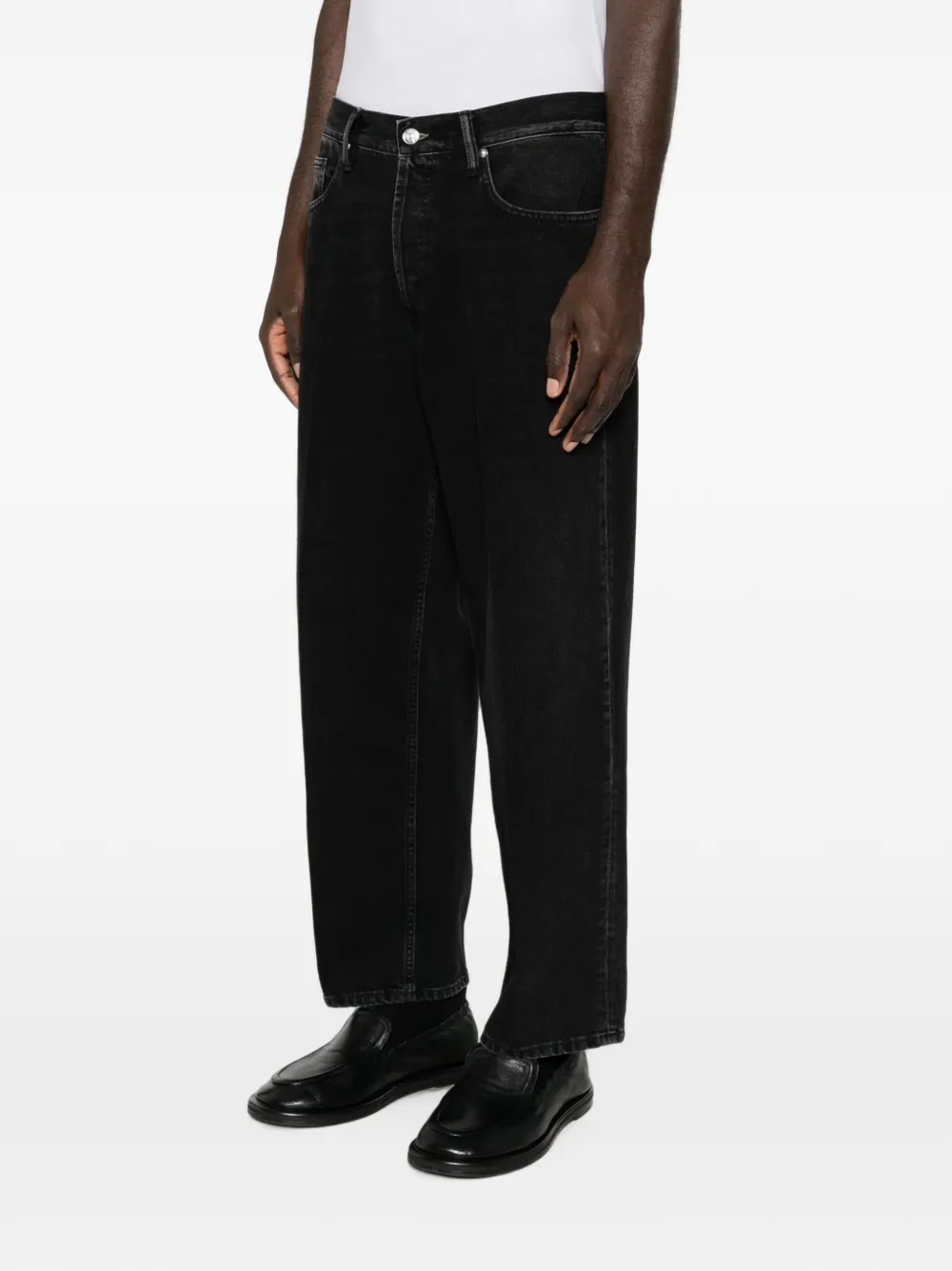 Nine In The Morning Albert straight jeans Zwart