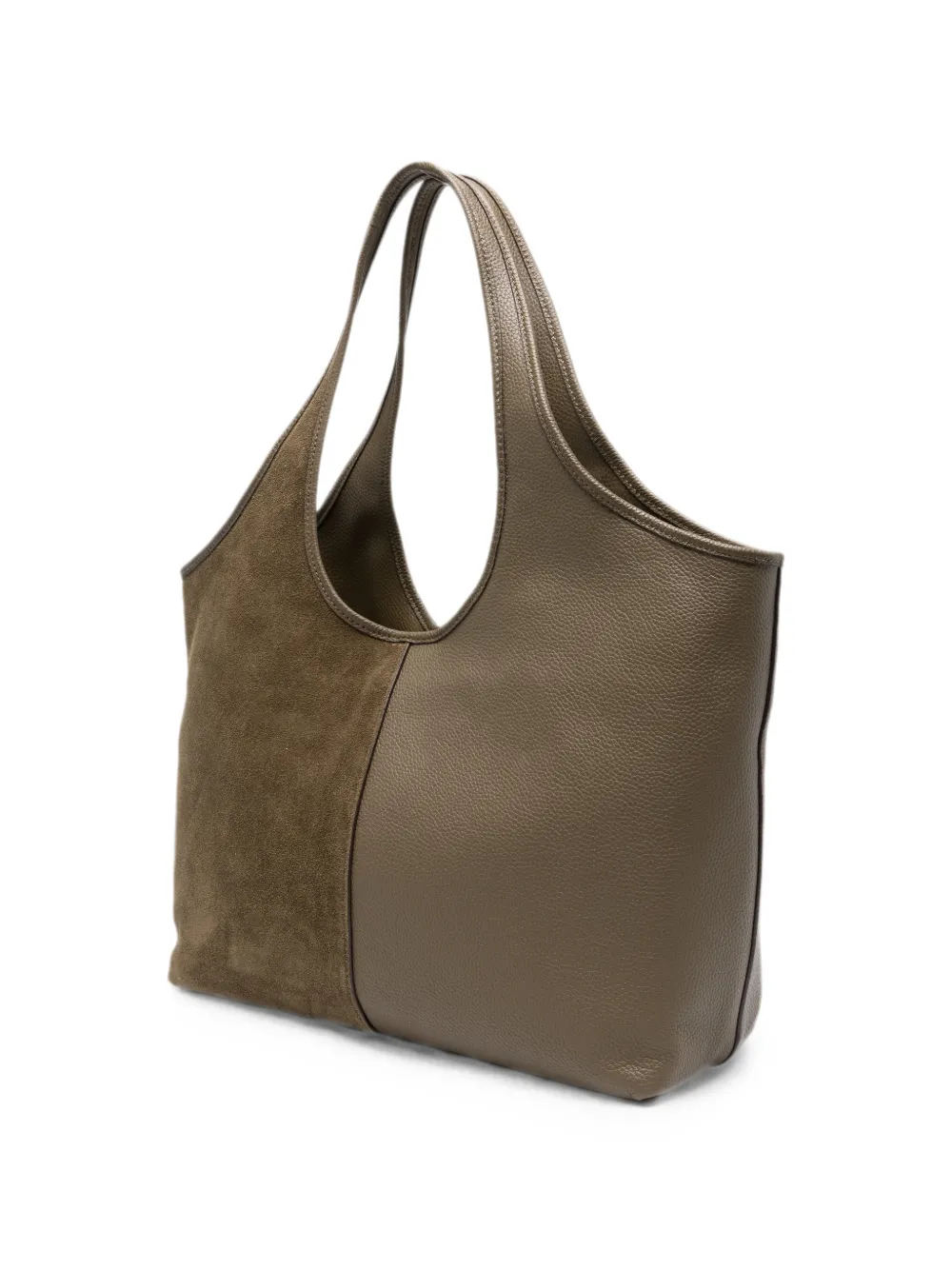 Michael Kors Grote Henly shopper met vlakken Groen