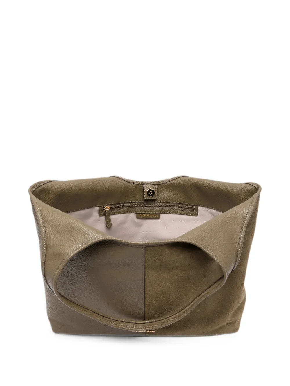 Michael Kors Grote Henly shopper met vlakken Groen