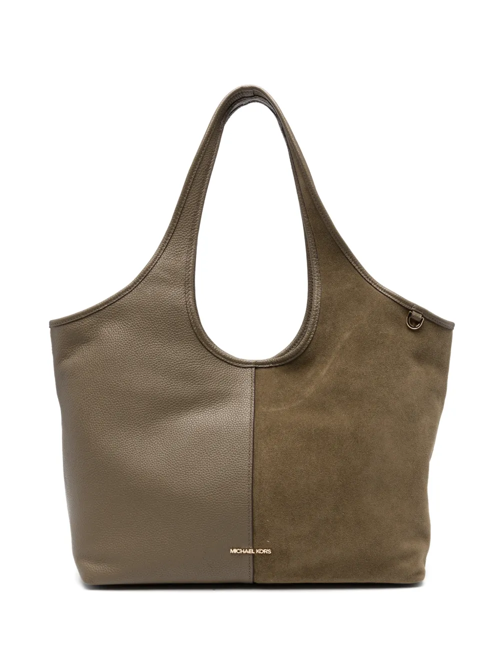 Michael Kors large Henly paneled tote bag - Grün