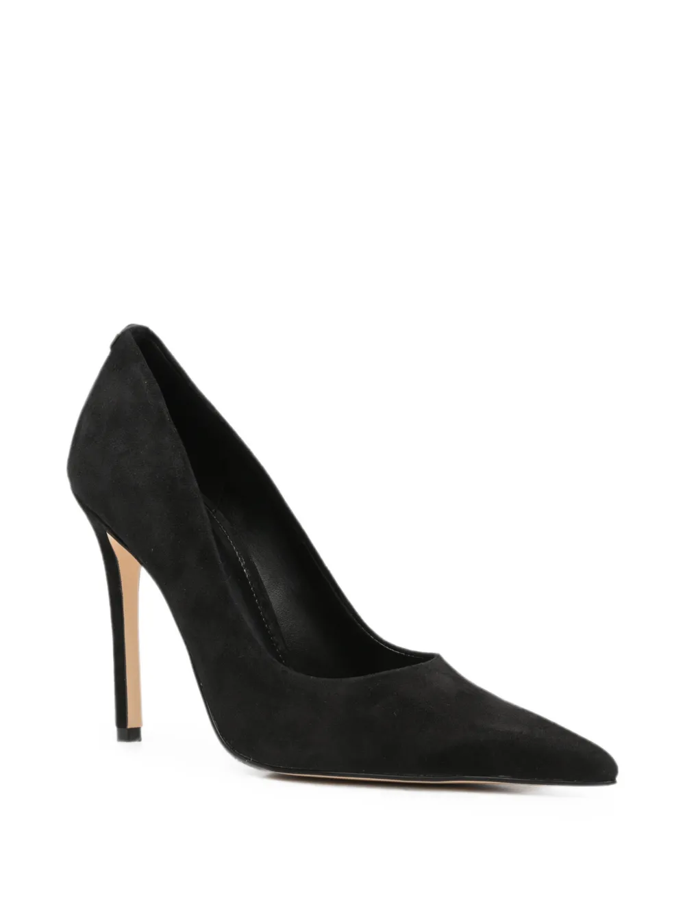 Michael Kors Elyse suède pumps met puntige neus Zwart