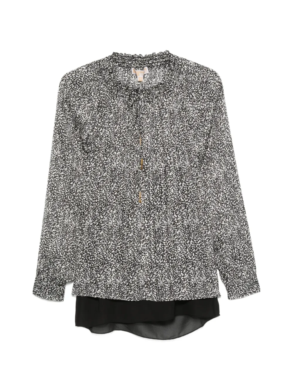 Michael Kors tie-fastening blouse - Nero