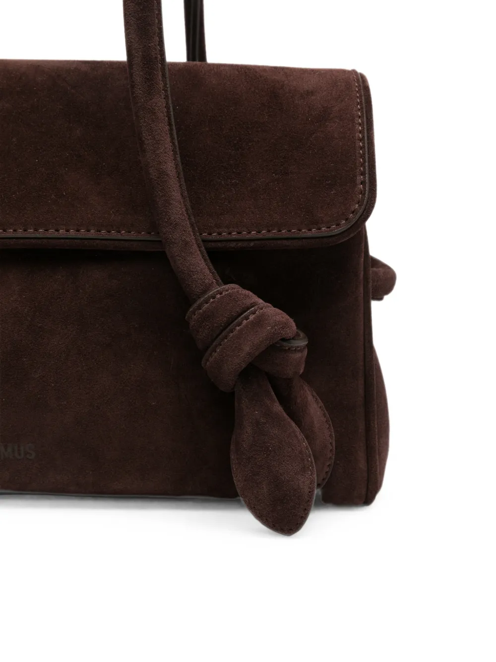 Jacquemus long Turismo leather shoulder bag Bruin