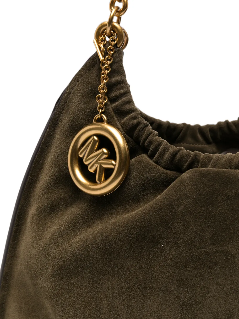 Michael Kors Schoudertas met logobedel Groen