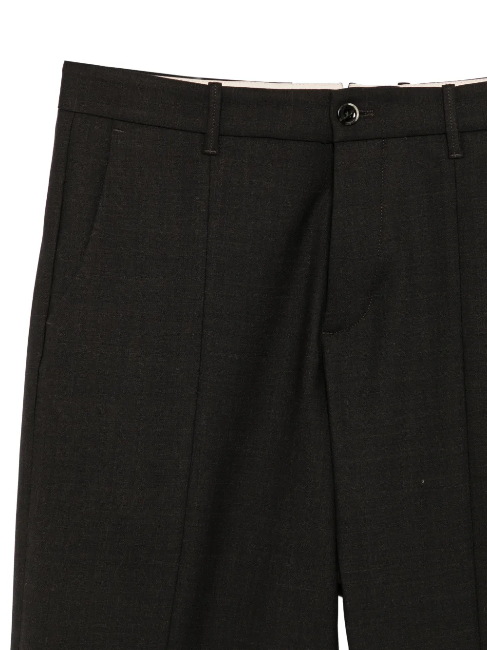 Nine In The Morning Meteorite broek met persvouw Bruin