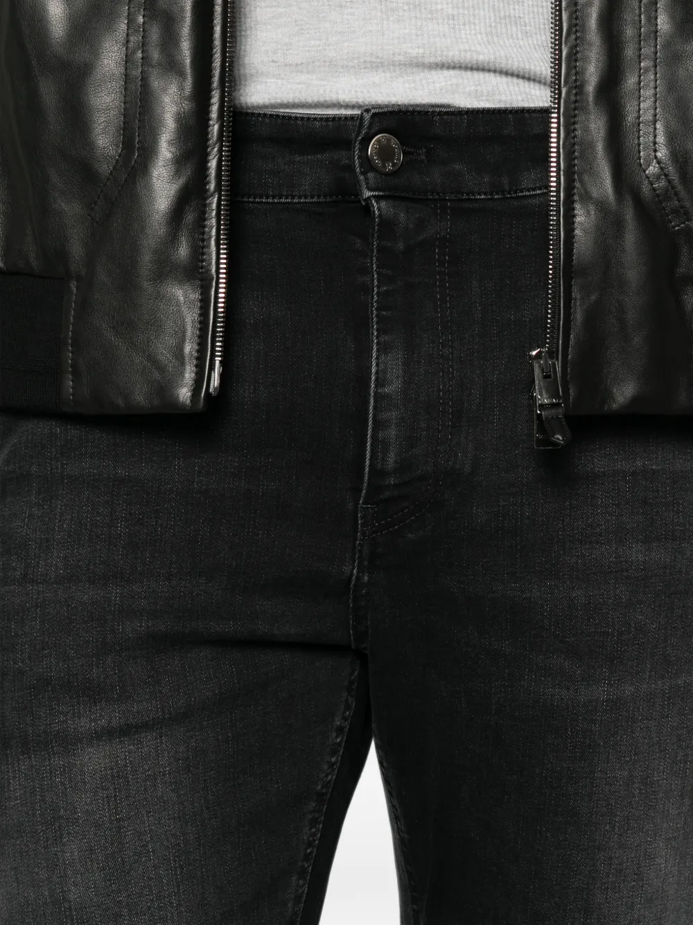 PT Torino Slim-fit jeans Zwart
