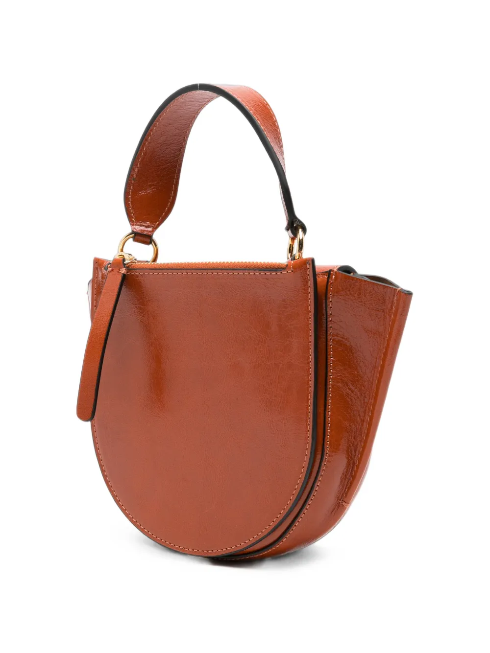 Wandler Hortensia leren shopper Bruin