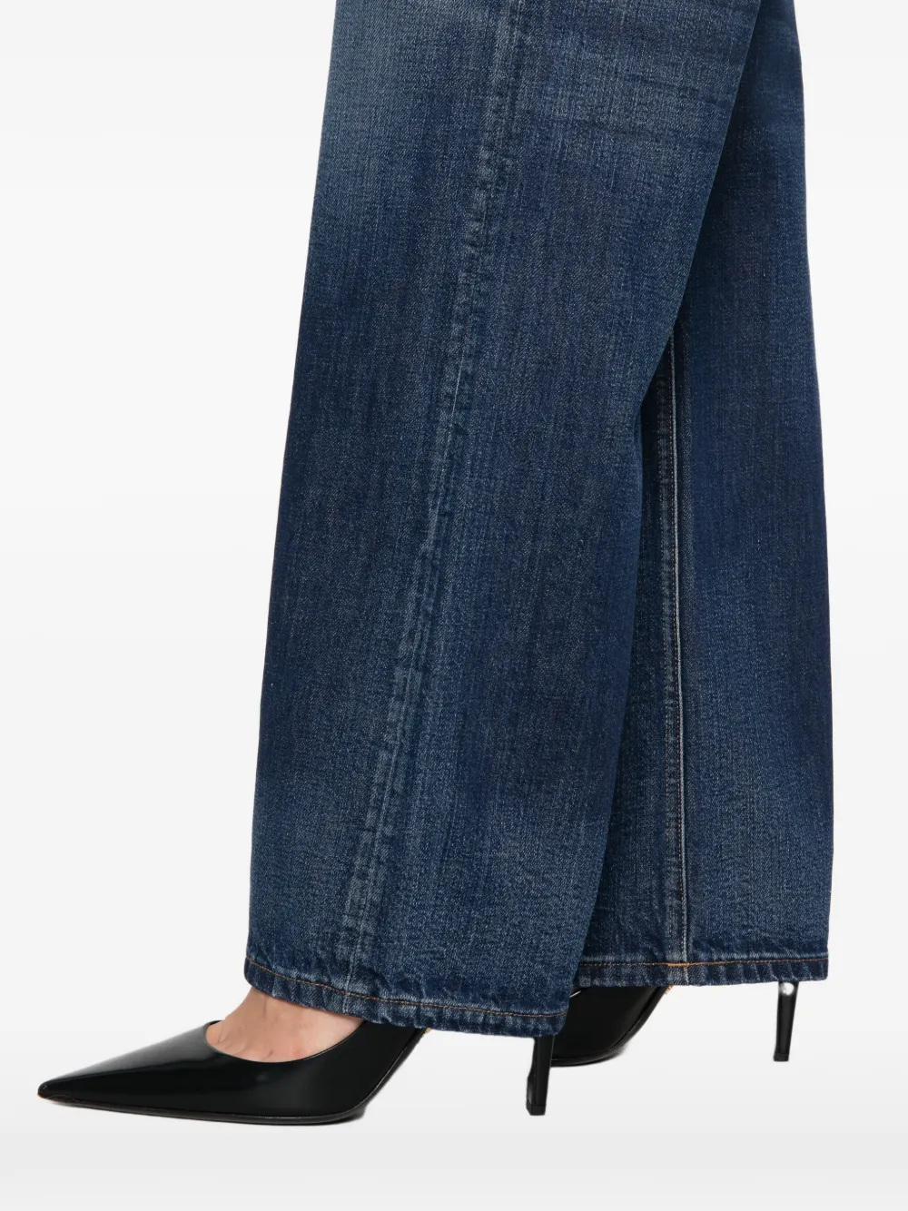 Haikure Jeans met wijde pijpen Blauw