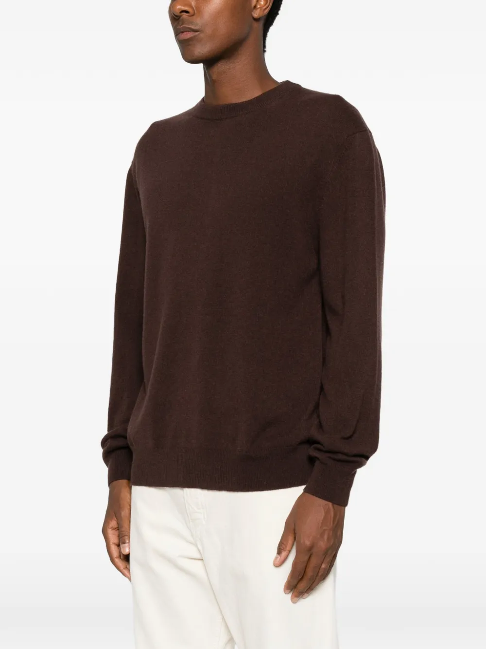 Daniele Fiesoli cashmere crew-neck sweater Bruin