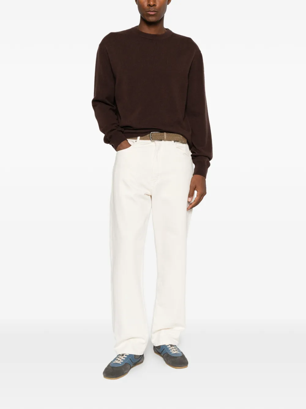 Daniele Fiesoli cashmere crew-neck sweater Bruin