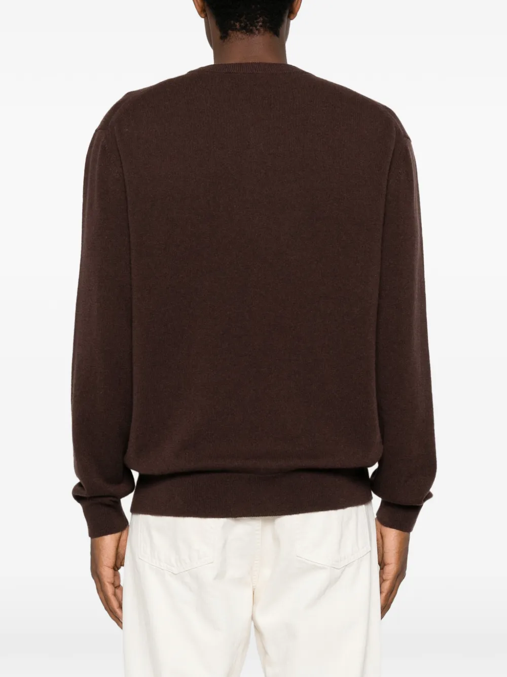 Daniele Fiesoli cashmere crew-neck sweater Bruin
