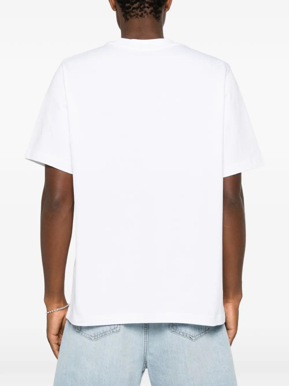Casablanca T-shirt met grafische print Wit