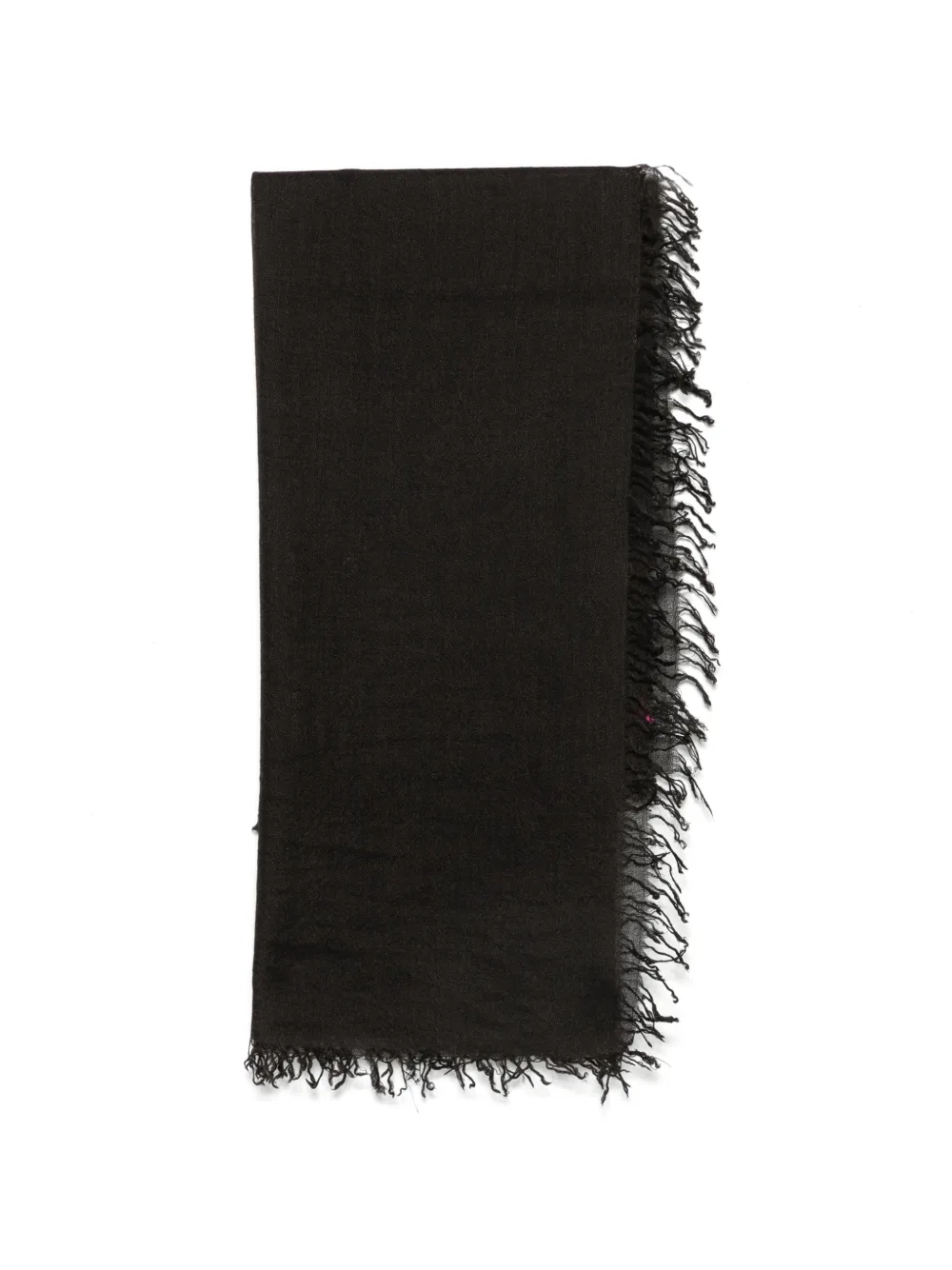 Faliero Sarti frayed-edge scarf - Schwarz