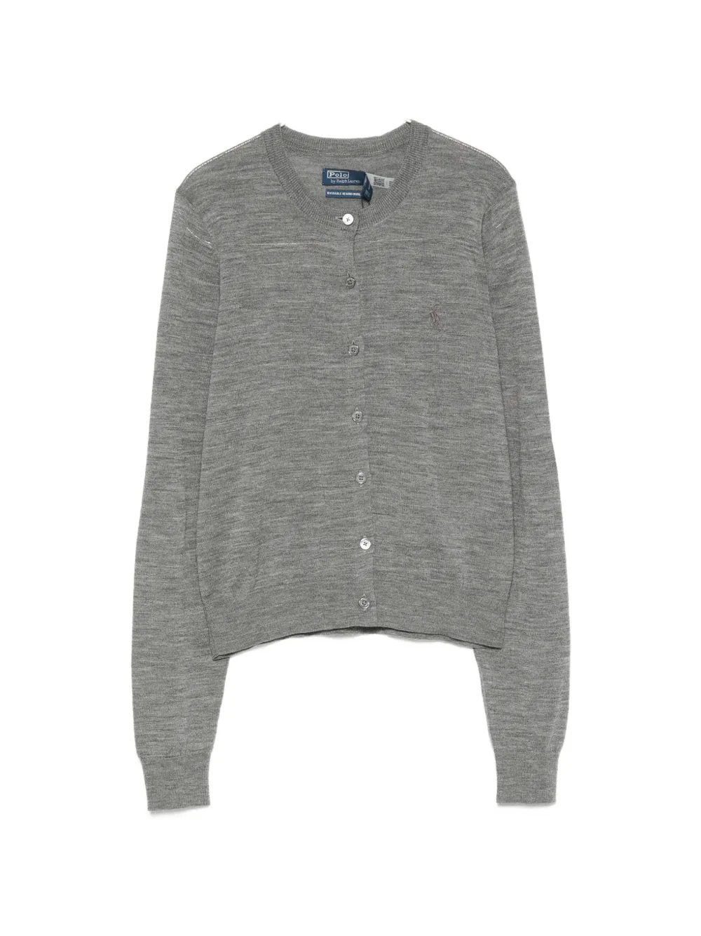 Polo Ralph Lauren button-up wool cardigan - Grigio