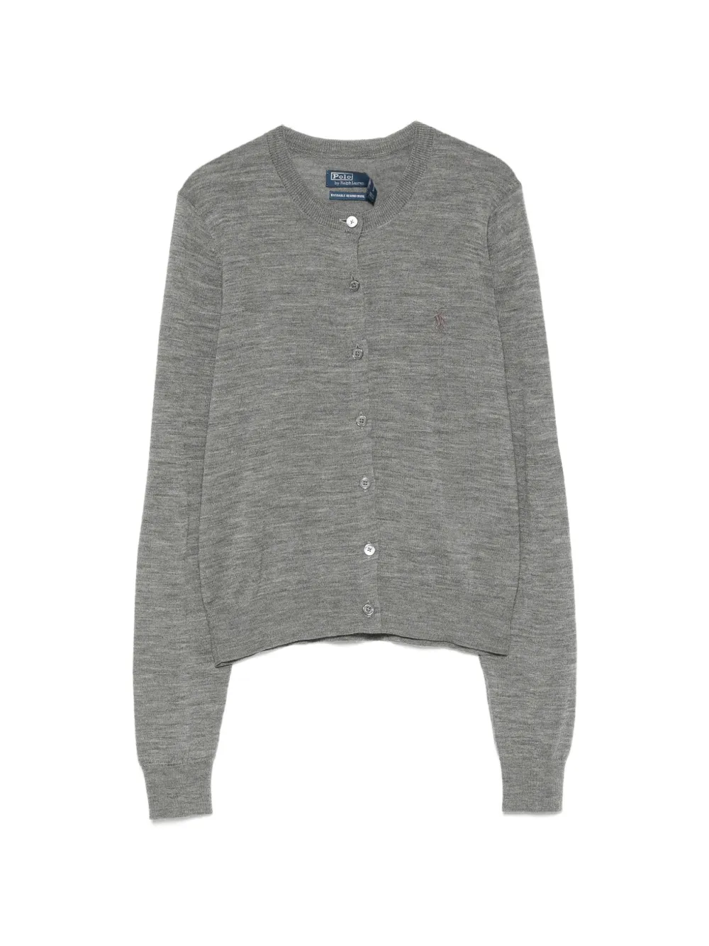Polo Ralph Lauren button-up wool cardigan - Grigio