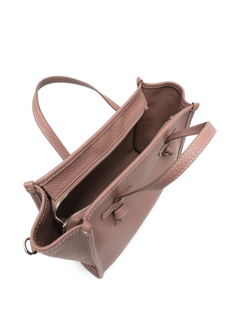 GIANNI CHIARINI medium Marcella pebbled leather tote bag Roze