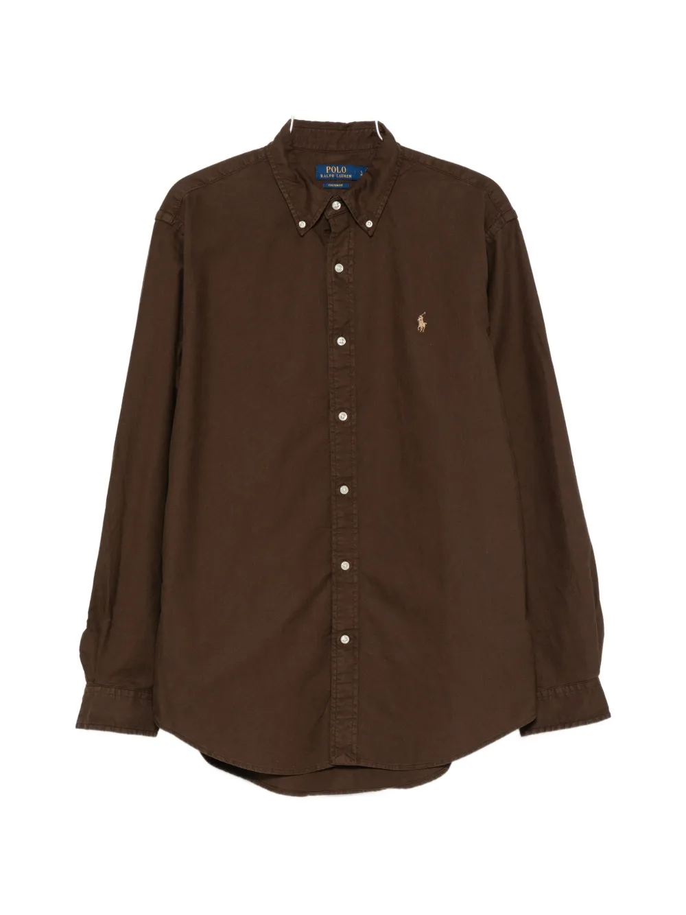Polo Ralph Lauren embroidered-logo button-down shirt - Braun