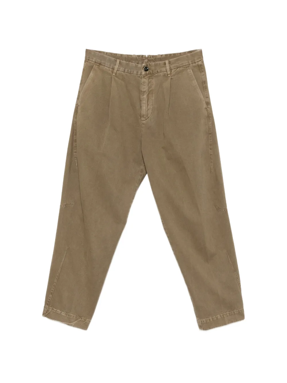 Nine In The Morning Pantaloni Giulio con pieghe - Marrone
