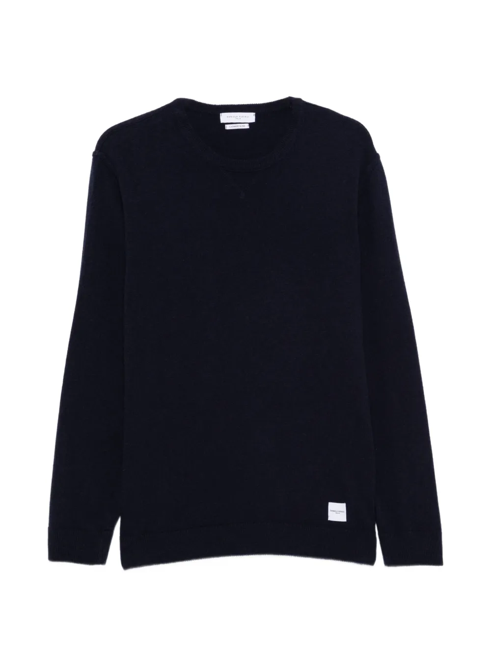 Daniele Fiesoli crew-neck logo-patch sweater - Blau