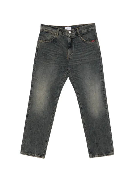 AMISH James faded straight-leg jeans