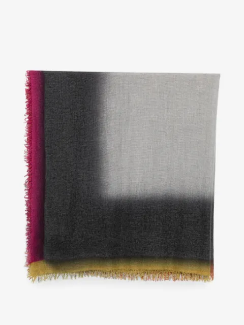 Faliero Sarti Kamala fringed gradient-effect scarf