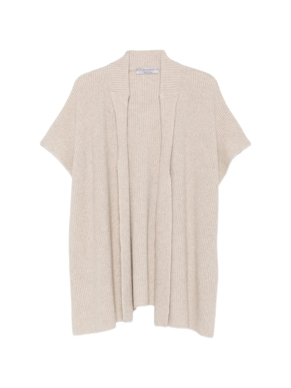 D.Exterior ribbed-knit cashmere cardigan - Tons neutres D.Exterior ribbed-knit cashmere cardigan - Tons neutres