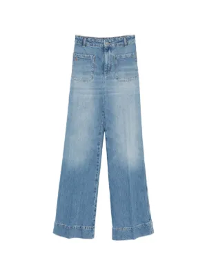 Ermanno Scervino Floral Embroidered Jeans | Blue | FARFETCH