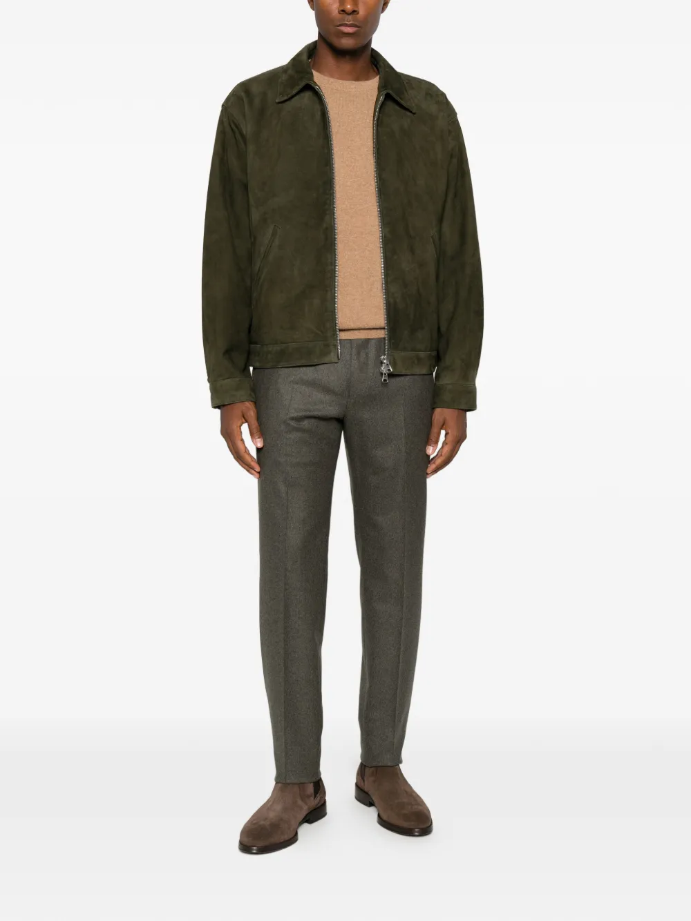 Daniele Fiesoli crew-neck cashmere sweater Bruin