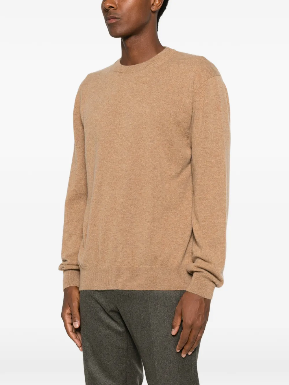 Daniele Fiesoli crew-neck cashmere sweater Bruin