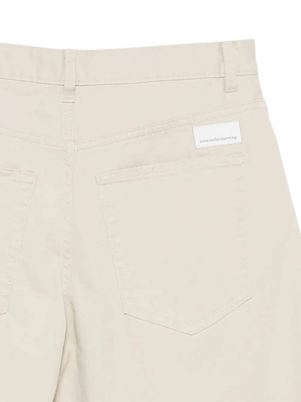 Nine In The Morning Karter cropped broek Beige