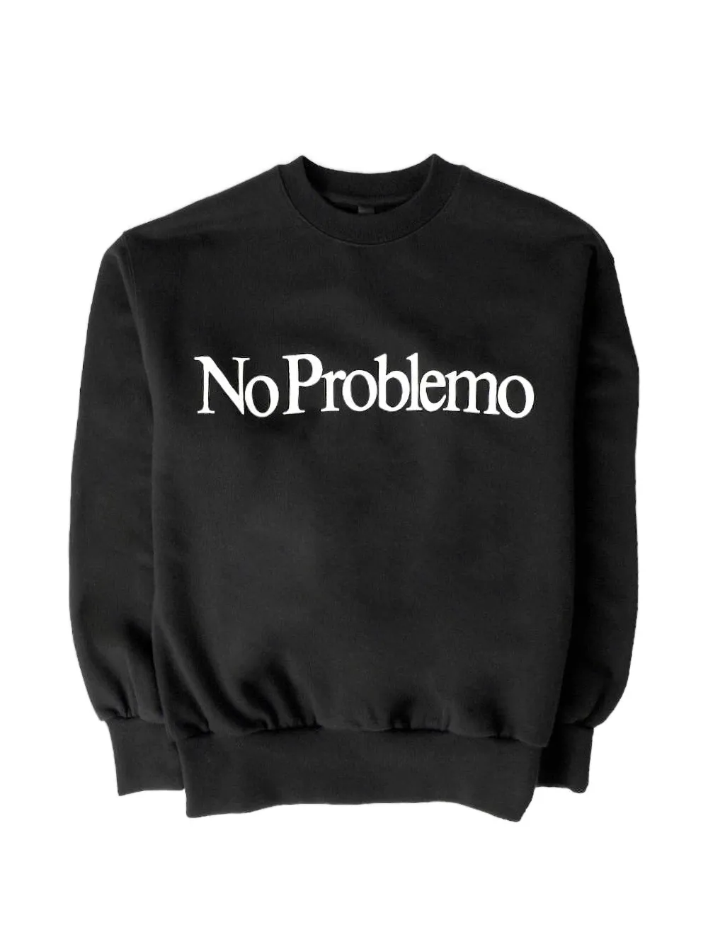 NO PROBLEMO logo-print sweatshirt - Nero