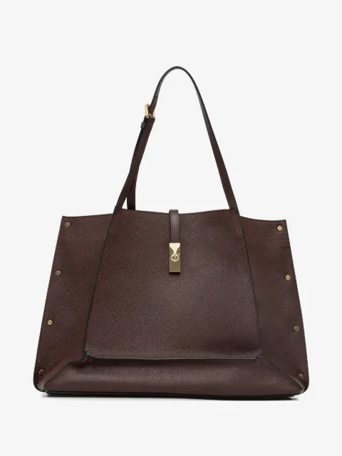 Pollini tote granulado con apliques