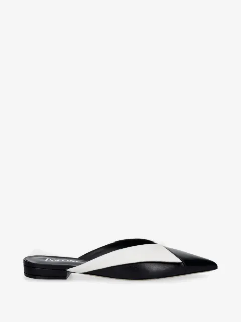 Pollini pointed-toe leather mules