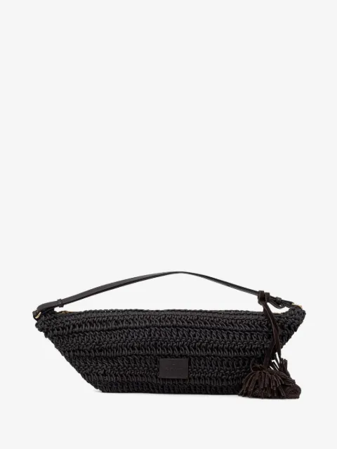Pedro Del Hierro bolsa de hombro tejida de crochet con borlas