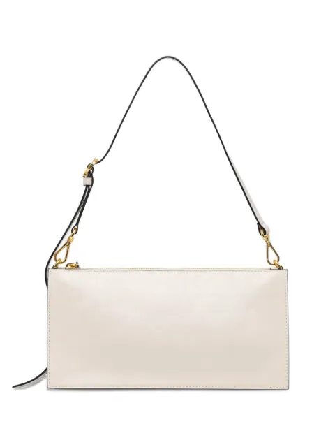 Pollini logo-embossed adjustable-strap tote bag