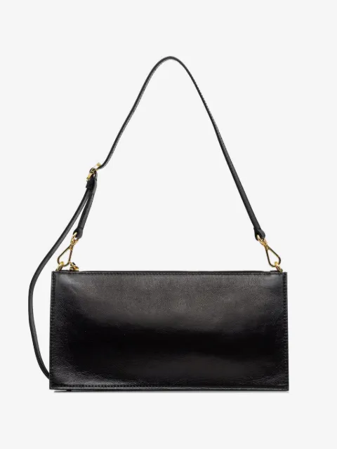 Pollini tote con cierre y parche del logo
