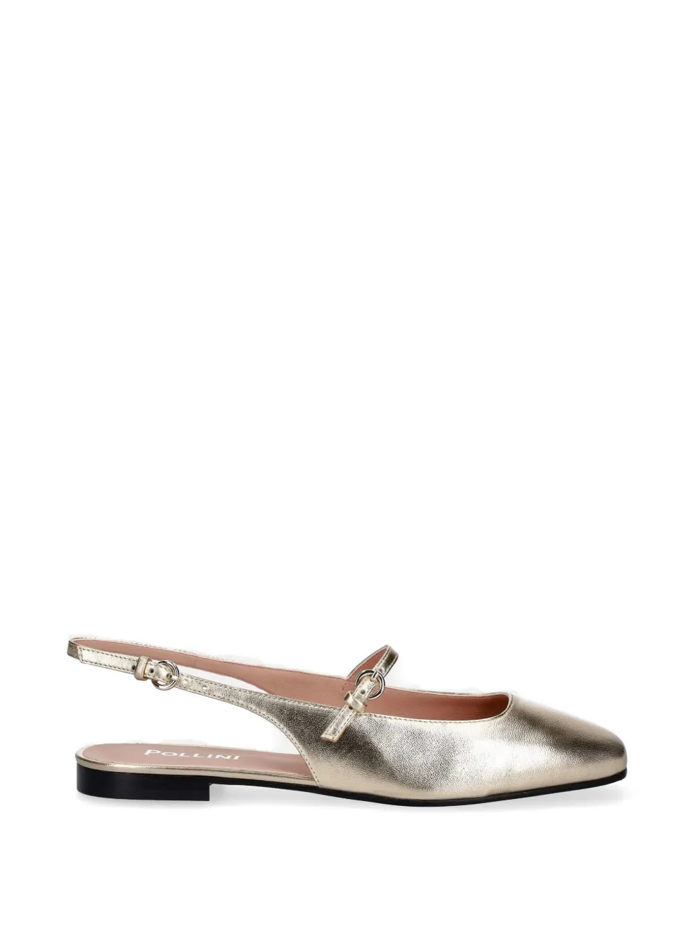 Pollini metallic slingback ballet flats - Oro