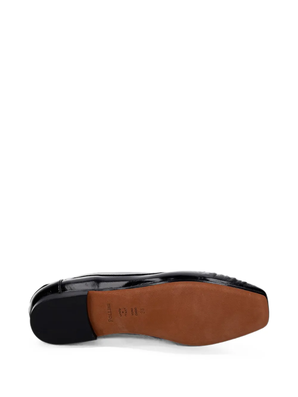 Pollini Uptown leather loafers Zwart