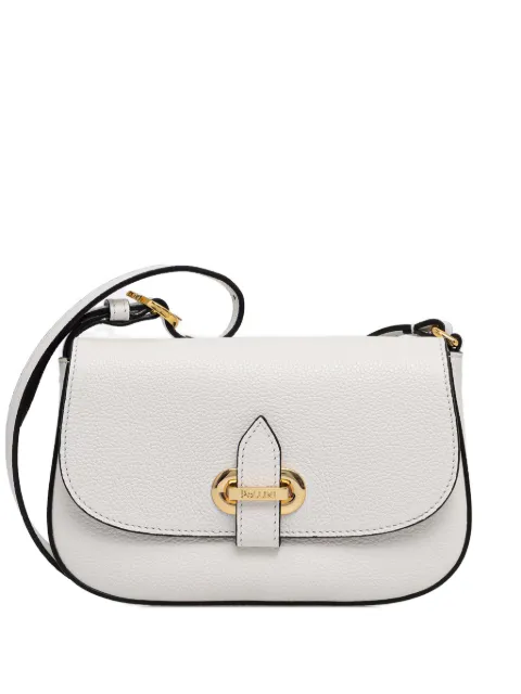 Pollini grained logo-plaque cross-body bag