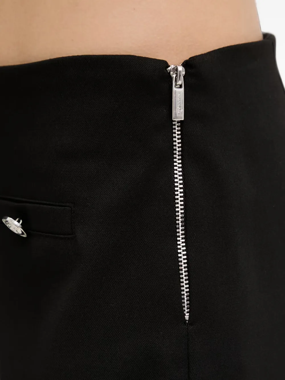 Morgan Broek met wijde pijpen Zwart